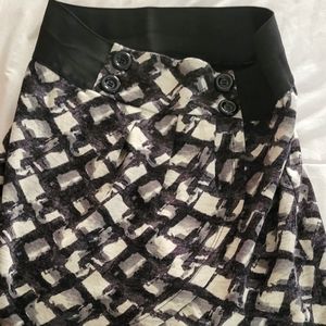 Black and white skirt